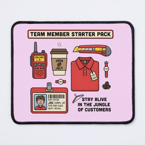 Item preview, Target Team Member - Team Member Starter Pack Retail Essentials Design designed and sold by WowDezign.
