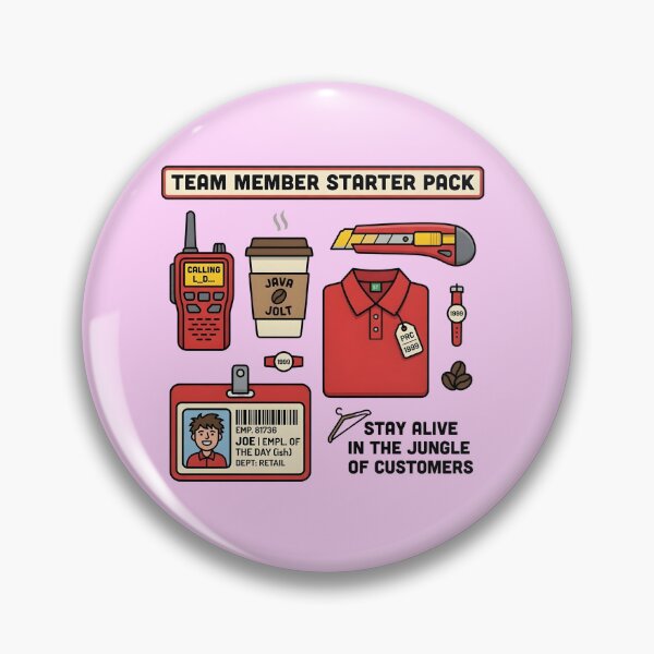 Item preview, Target Team Member - Team Member Starter Pack Retail Essentials Design designed and sold by WowDezign.