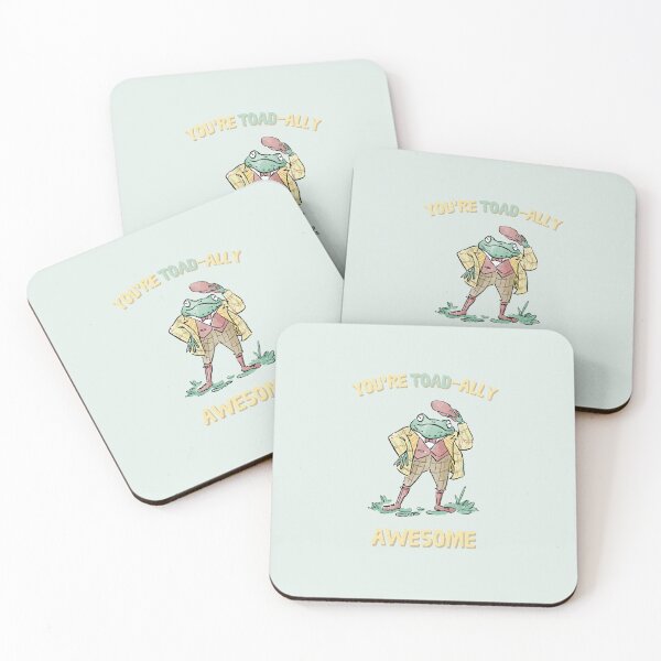 Item preview, You're toad-ally awesome | Animal Toad Pun designed and sold by wonderxwander.