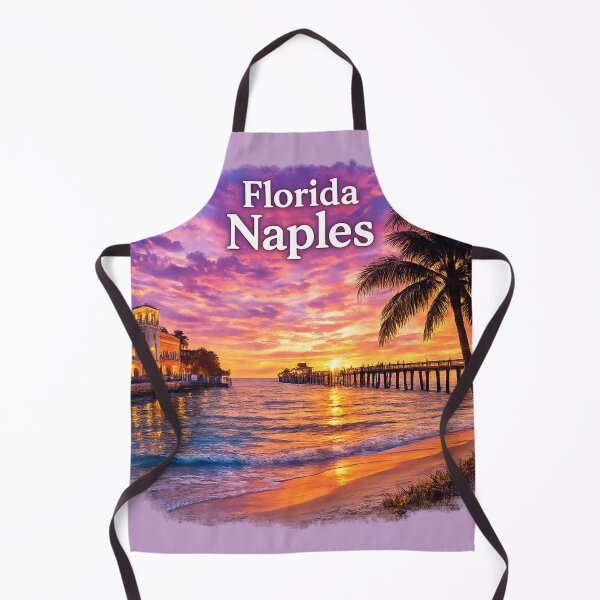 Item preview, Naples Florida Pier Sunset Sticker | Naples Florida Travel Sticker | Naples Pier Beach Sunset | Florida Gulf Coast Vacation Sticker designed and sold by SamEmbersLiving.