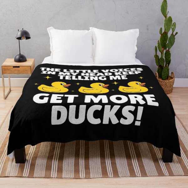 Item preview, The Little Voices In My Head Keep Telling Me Get More Ducks designed and sold by Minimalismat.