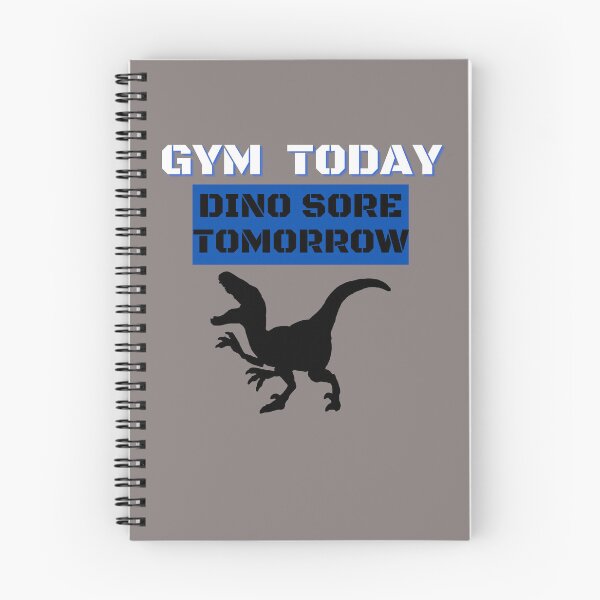 Item preview, Gym Today Dino Sore Tomorrow - Funny Dinosaur Gym Pun T-Shirt designed and sold by BearLoveDesign.