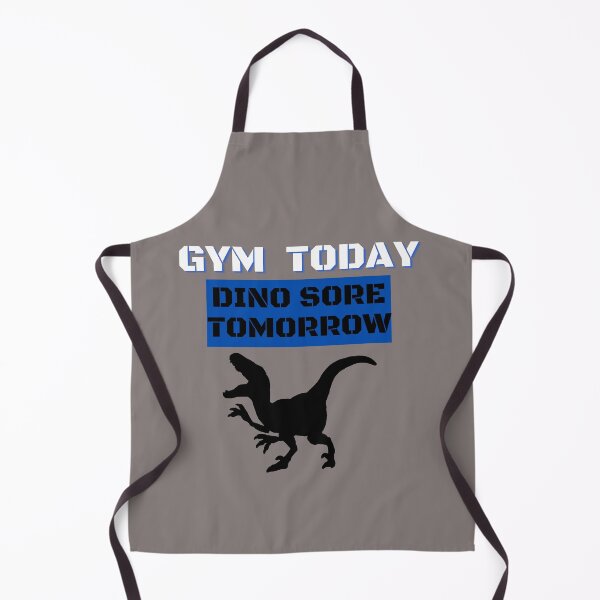 Item preview, Gym Today Dino Sore Tomorrow - Funny Dinosaur Gym Pun T-Shirt designed and sold by BearLoveDesign.