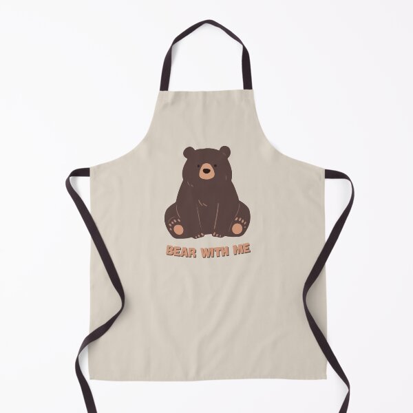 Item preview, Bear with me | Animal Pun designed and sold by wonderxwander.