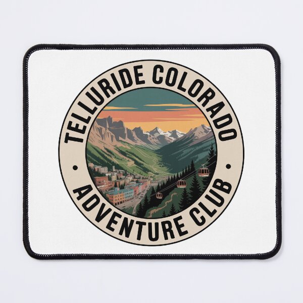 Item preview, Telluride Colorado Adventure Club Vintage Mountain Travel Badge designed and sold by pod24.