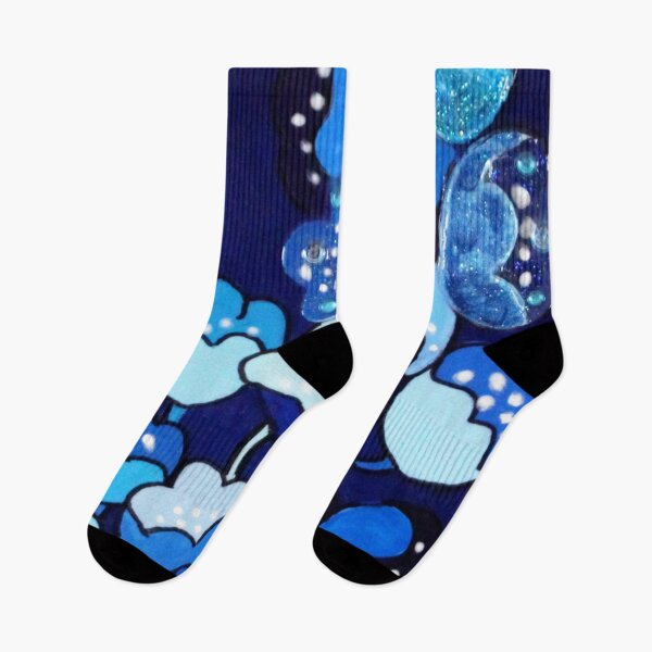 Item preview, Small blue flowers 1 designed and sold by Ginette Ash.