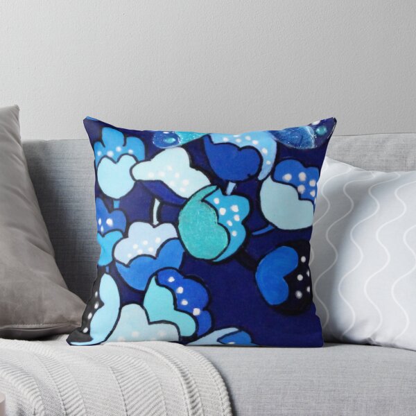 Item preview, Small blue flowers 1 designed and sold by Ginette Ash.