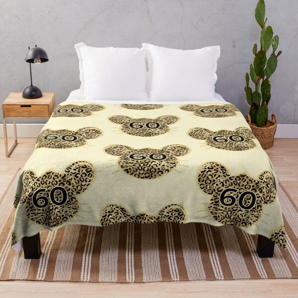 Item preview, 60th birthday Leopard Mouse designed and sold by minimalartstory.