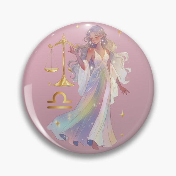 Item preview, Animated Libra Woman Holding Scales Zodiac,Libra Zodiac Cartoon Woman Balance Scales designed and sold by OLYUS.