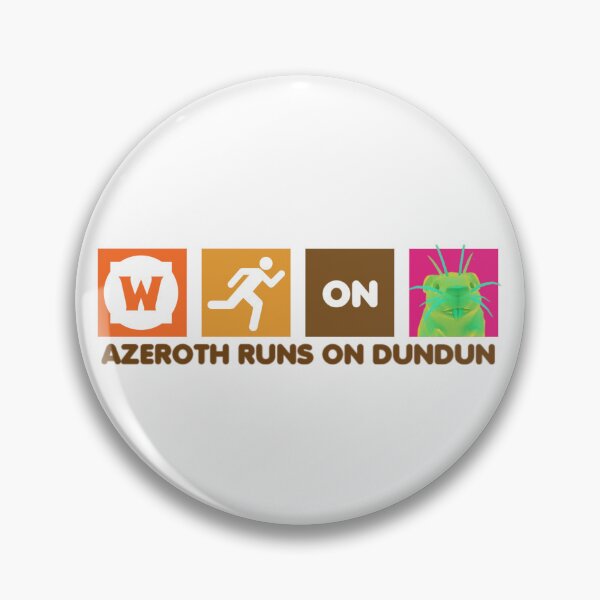 Item preview, Azeroth Runs on Dundun designed and sold by wickedcreatives.