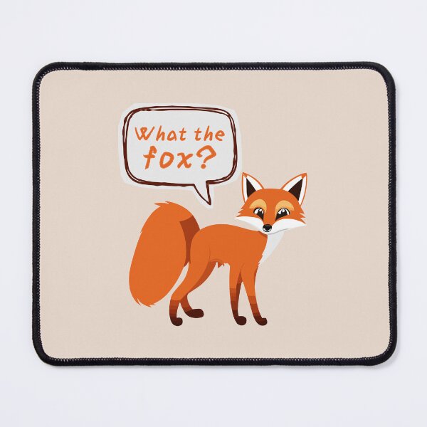 Item preview, What the fox? | Animal Fox Pun designed and sold by wonderxwander.