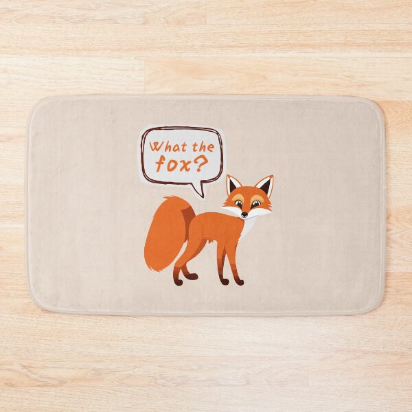 Item preview, What the fox? | Animal Fox Pun designed and sold by wonderxwander.