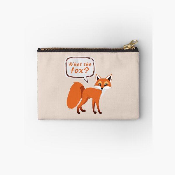 Item preview, What the fox? | Animal Fox Pun designed and sold by wonderxwander.