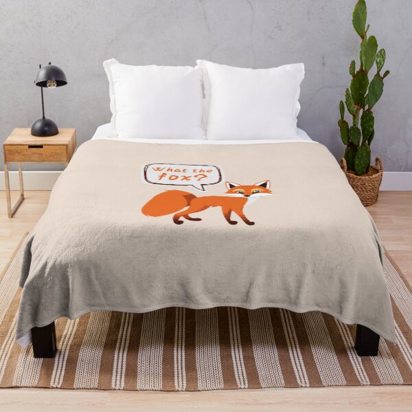 Item preview, What the fox? | Animal Fox Pun designed and sold by wonderxwander.