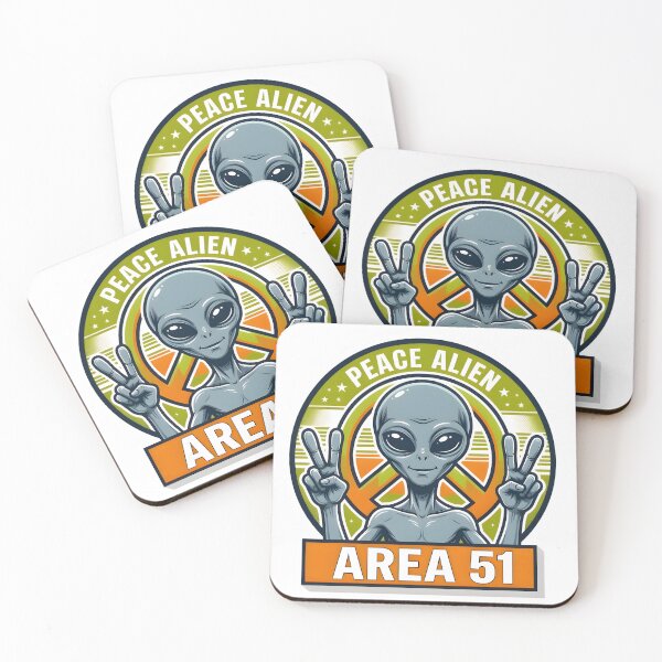 Item preview, Area 51 Peace Alien designed and sold by RobertMartinArt.