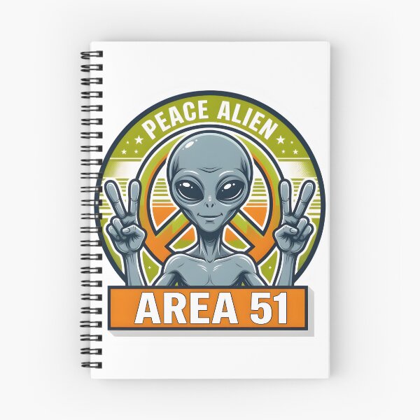 Item preview, Area 51 Peace Alien designed and sold by RobertMartinArt.