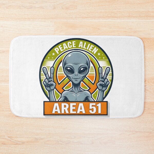 Item preview, Area 51 Peace Alien designed and sold by RobertMartinArt.