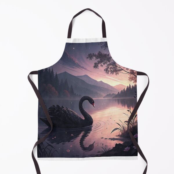 Item preview, The Black Swan Painting designed and sold by Ink And Inspire.