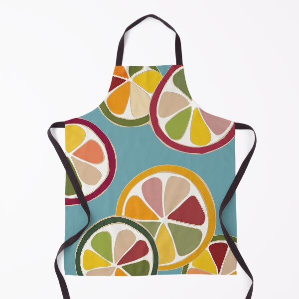 Item preview, Colorful Citrus Slices Minimalist Pattern designed and sold by YerazikM.