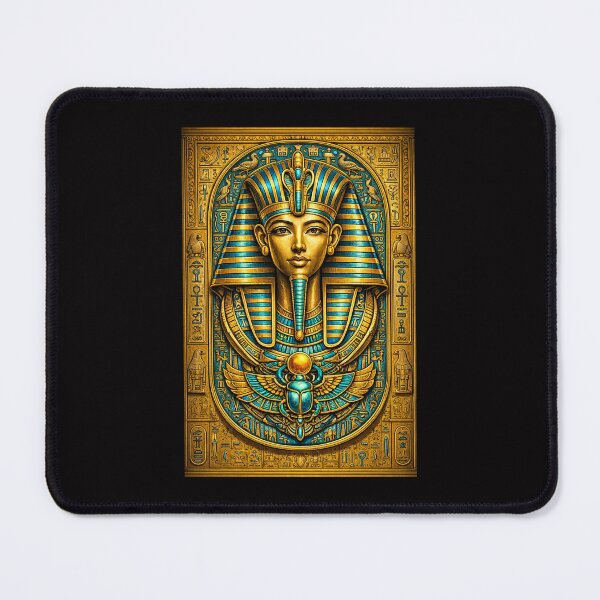 Item preview, Tutankhamun art inspired – Falcon, Ankh and Sacred Cobra Art designed and sold by GulfSignature.