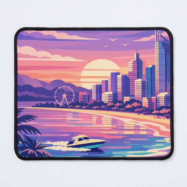Item preview, Gold Coast  Travel Poster designed and sold by MatthewHeights.