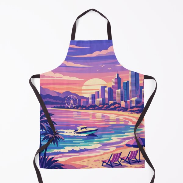 Item preview, Gold Coast  Travel Poster designed and sold by MatthewHeights.
