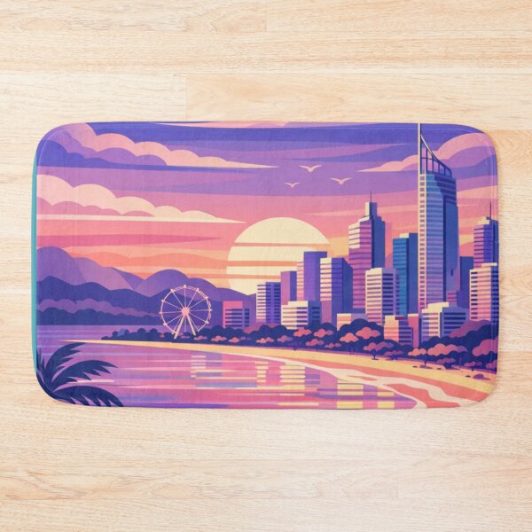 Item preview, Gold Coast  Travel Poster designed and sold by MatthewHeights.