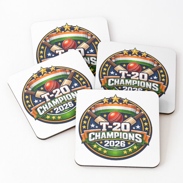 Item preview, India T20 Cricket Champions 2026 Victory Badge designed and sold by MimsTees.