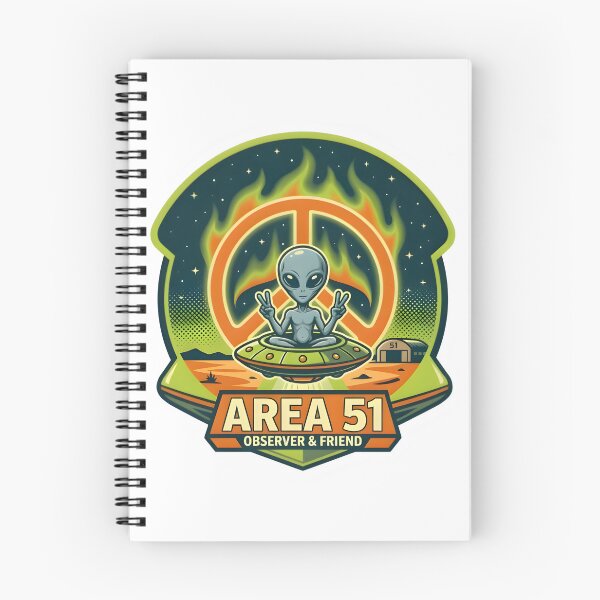 Item preview, Area 51 Peace Alien designed and sold by RobertMartinArt.
