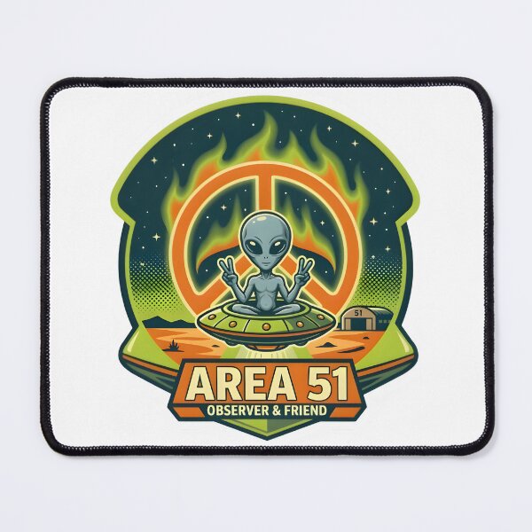 Item preview, Area 51 Peace Alien designed and sold by RobertMartinArt.