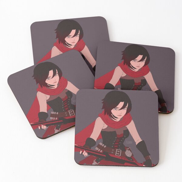 Item preview, Ruby Rose on Patrol - RWBY V8 (Flat Colors) designed and sold by create-landfill.