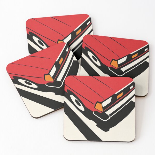 Item preview, Retro Red Car designed and sold by YerazikM.