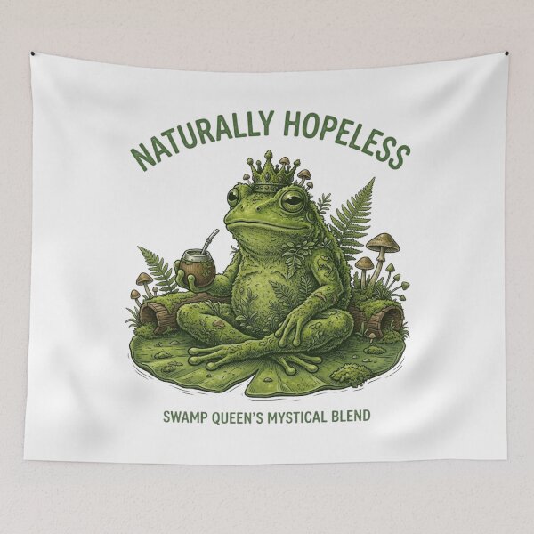 Item preview, The Mossy Queen: Yerba Mate & Forest Magic designed and sold by By Dana Studio.