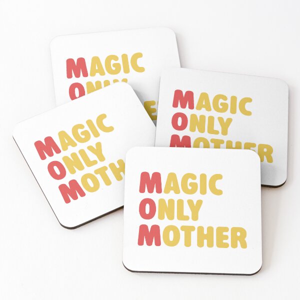 Item preview, Magic Only Mother MOM Acronym Retro Typography designed and sold by PrintAtelier.