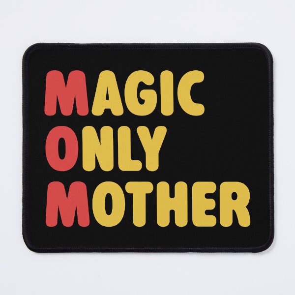 Item preview, Magic Only Mother MOM Acronym Retro Typography designed and sold by PrintAtelier.