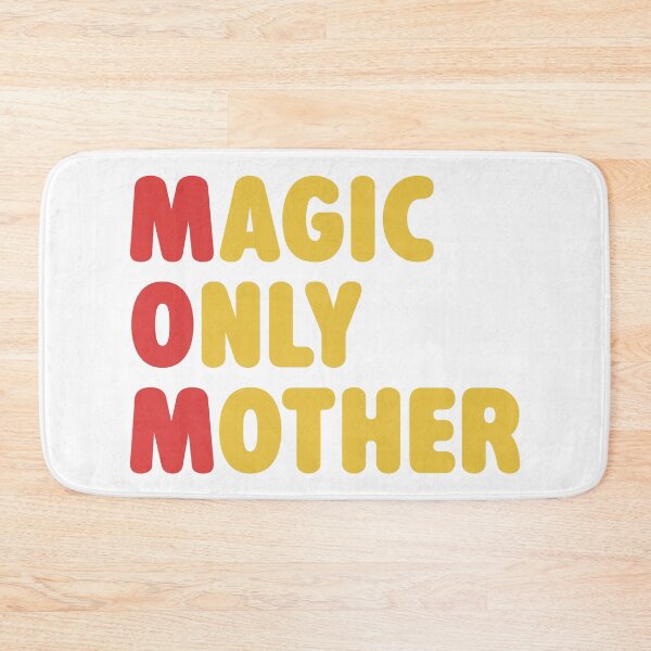 Item preview, Magic Only Mother MOM Acronym Retro Typography designed and sold by PrintAtelier.