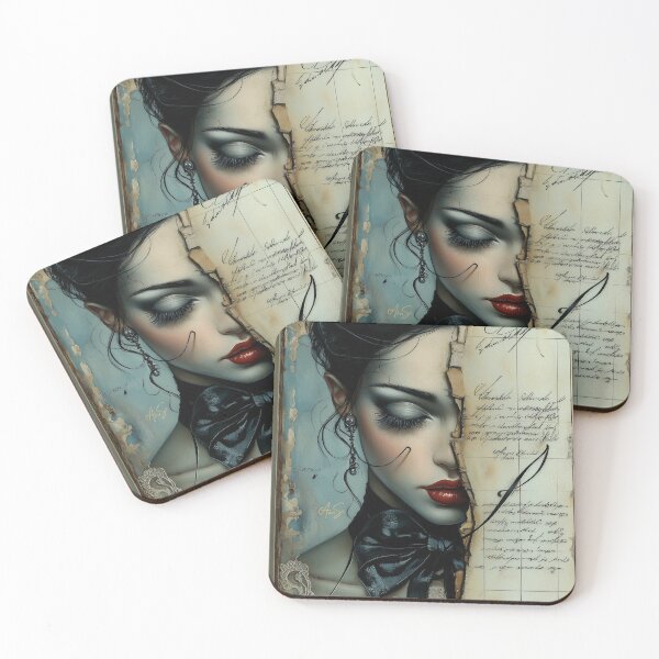 Item preview, The Vintage Tear Portraits designed and sold by AnaSolisART.