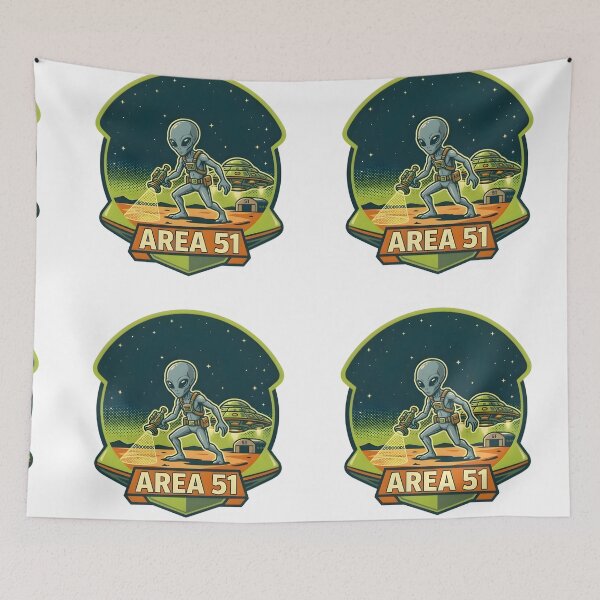 Item preview,  Area 51 Alien designed and sold by RobertMartinArt.