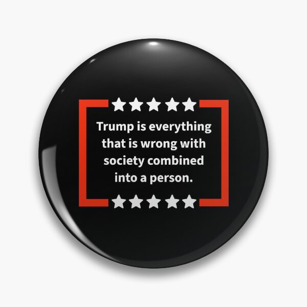 Item preview, Trump is a personification of all that is wrong with society.  designed and sold by Rachel the Artist .