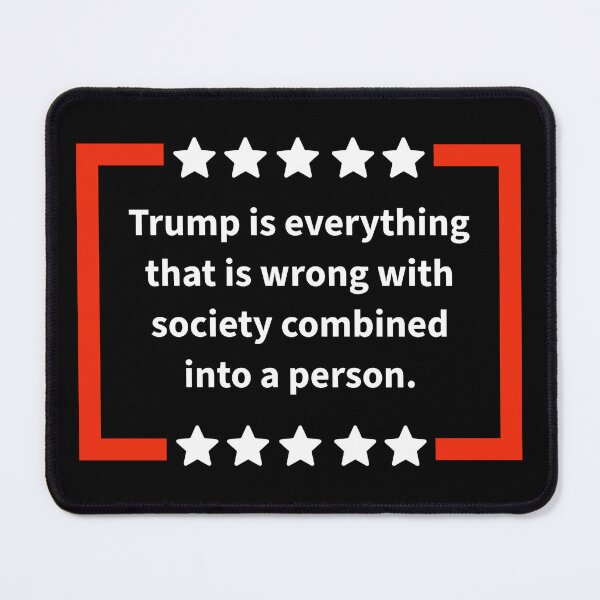 Item preview, Trump is a personification of all that is wrong with society.  designed and sold by Rachel the Artist .