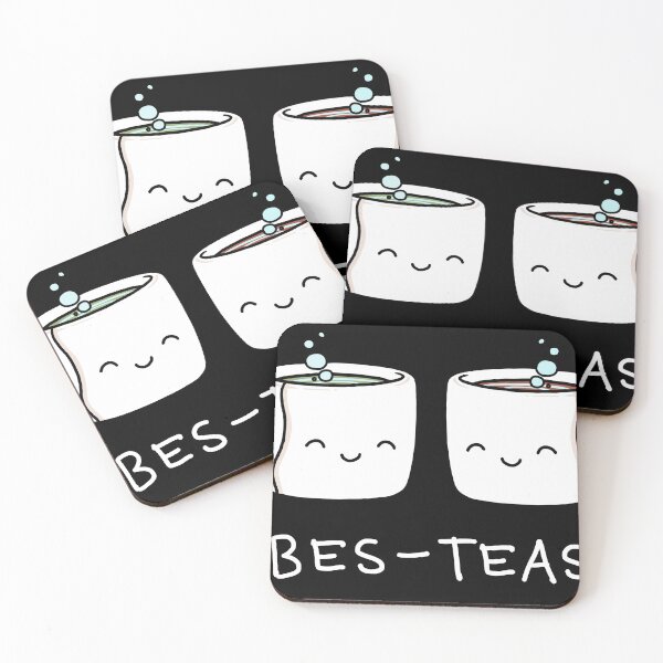 Item preview, Bes-Teas Besties Tea Wordplay Illustration designed and sold by CreareAT.