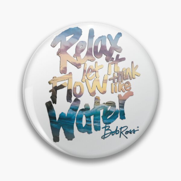 Item preview, Bob Ross Relax Let it Flow designed and sold by Katie Morris Art.