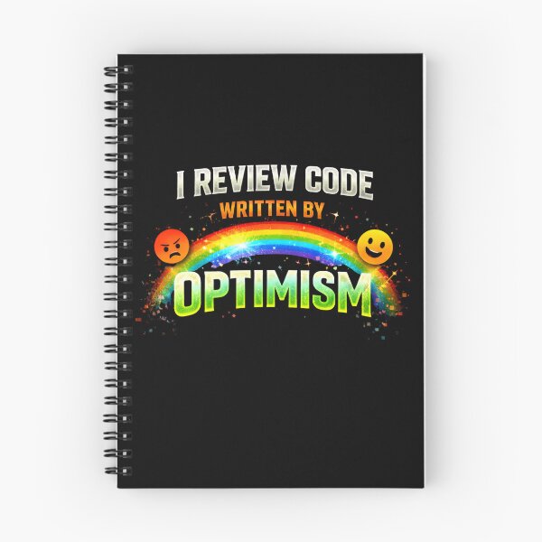 Item preview, I Review Code Written by Optimism Funny Code Review Design designed and sold by FunnyDesignsArt.