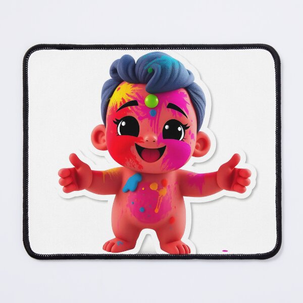 Item preview, Traditional Child in Holi Attire designed and sold by Teewave-Ashish.