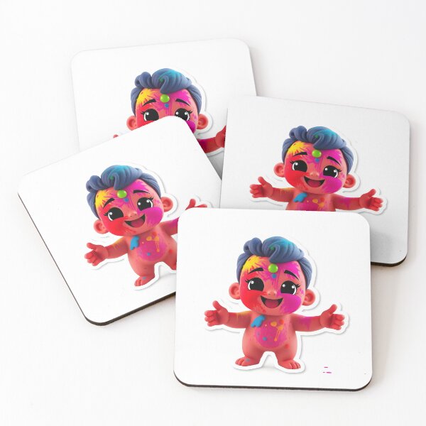 Item preview, Traditional Child in Holi Attire designed and sold by Teewave-Ashish.
