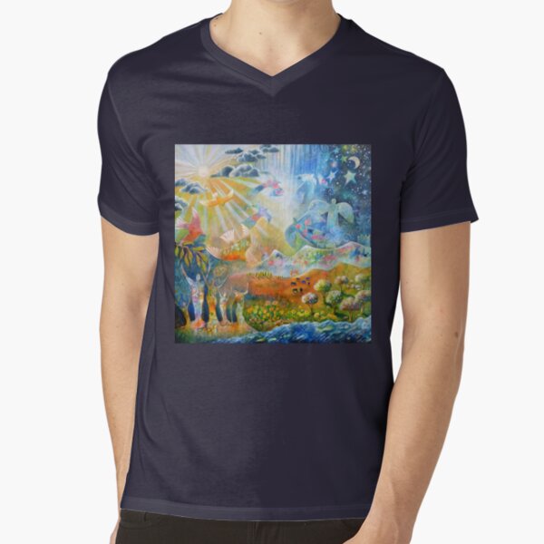 Praise Him V-Neck T-Shirt