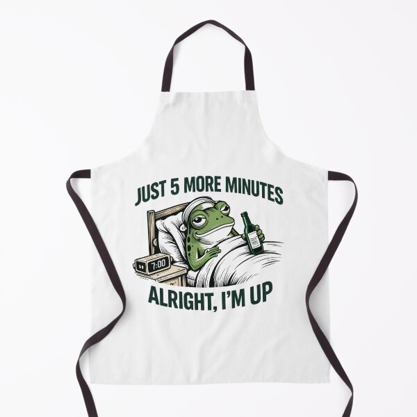 Item preview, Morning Frog – Just 5 More Minutes designed and sold by KaphzeShop.
