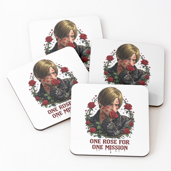 Item preview, Leon S Kennedy Resident Evil 4 Remake One Rose For One Mission Fan Art designed and sold by blastercreation.