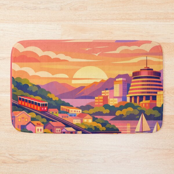 Item preview, Wellington Travel Poster designed and sold by MatthewHeights.