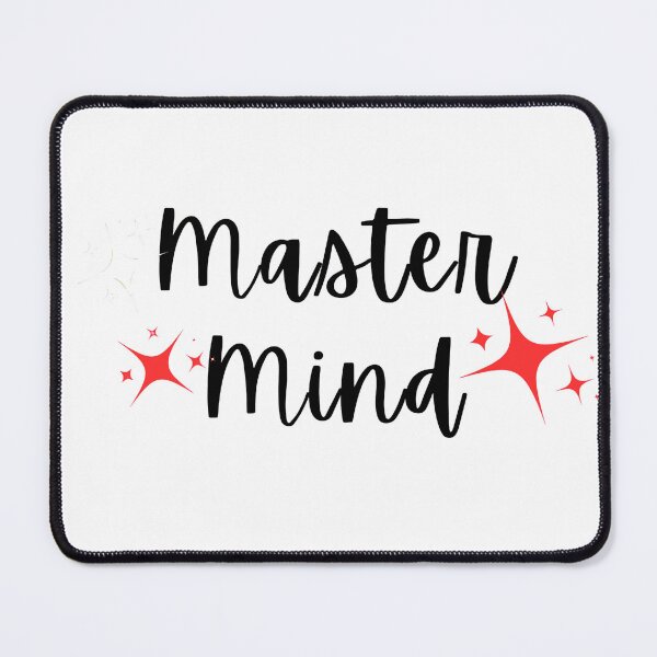 Item preview, Master Mind Motivational Typography – Positive Mindset Design designed and sold by DesignOp866.